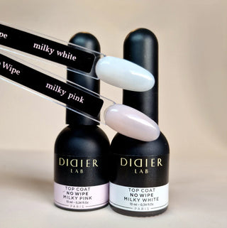 MILKY PINK - TOP COAT No Wipe 10ml DIDIER LAB