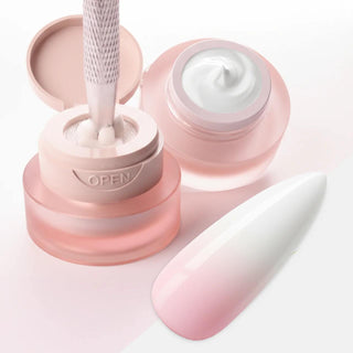 SET WHITE - OMBRE BABY BOOMER Gel LYNIS NAILS