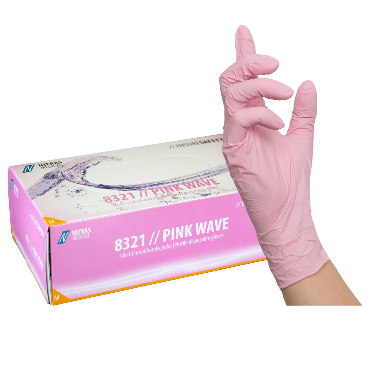 NITRIL HANDSCHUHE GRÖßE XS (Rosa) 100 STÜCK kaufen