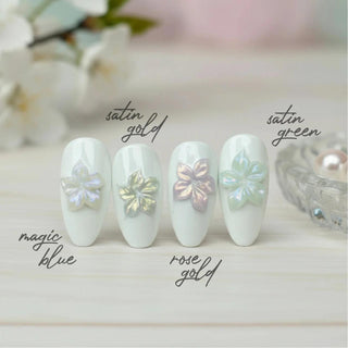 Satin Gold 3D Flower Gel 15ml LYNIS NAILS