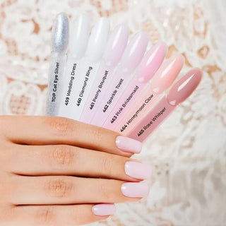 YES, I DO! Collection SET Gel polish + Top Coat Silver Cat Eye (8x8ml) VICTORIA VYNN