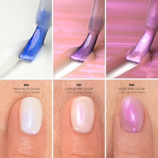 986 Milky Blue Glow UV Nagellack 7ml Semilac