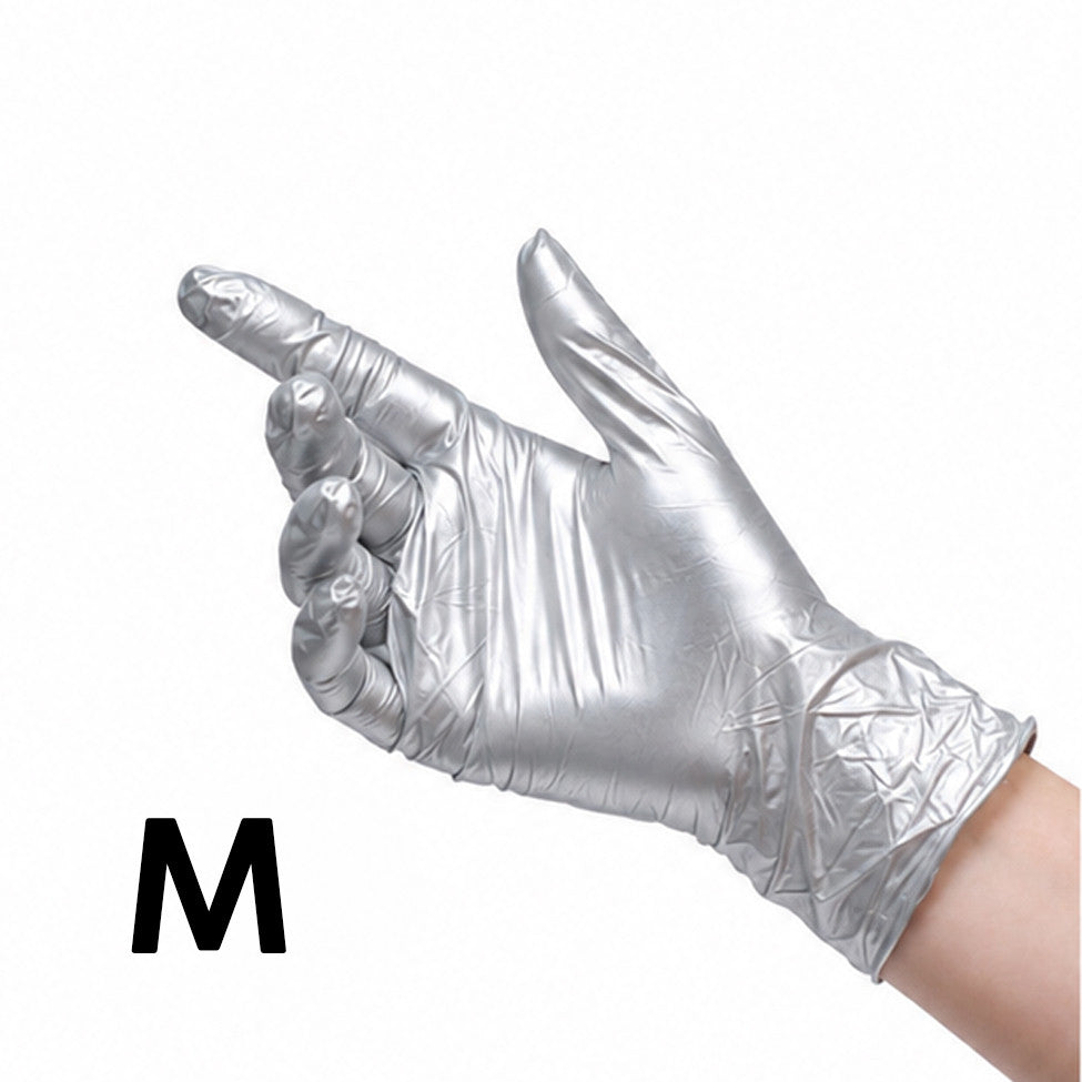 Fancy Silver - NITRIL HANDSCHUHE GRÖßE M 100 STÜCK kaufen