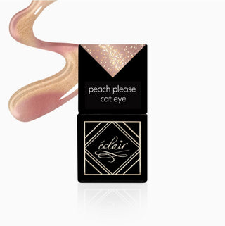 PEACH PLEASE UV Nagellack CAT EYE 7ml ECLAIR