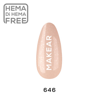646 - UV Nagellack ohne Hema 8ml MAKEAR