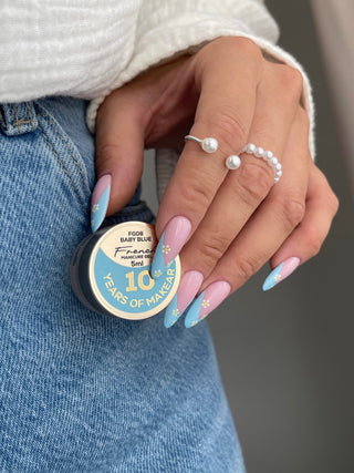 Baby Blue Nail Art Gel für French Maniküre 5ml (paint gel) Makear