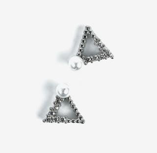 785 Silver Dreiecke 2 Stk Semilac