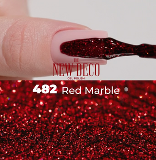 482 Red Marble Gel polish 8ml VICTORIA VYNN