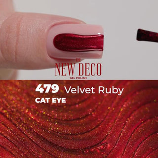 479 Cat Eye Velvet Ruby Gel polish 8ml VICTORIA VYNN